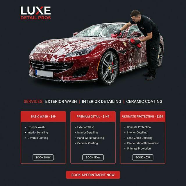 CleanCarPro GT Landing Page