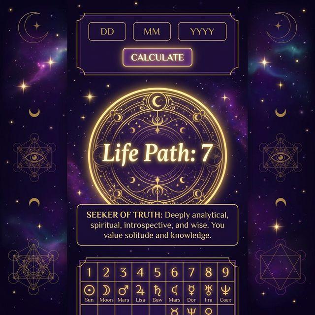 Life Path Number Calculator